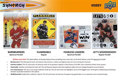 Fun But Risky Upper Deck Synergy Hockey Product Review The