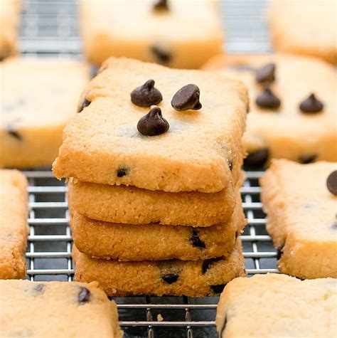 4 Ingredient Keto Shortbread Cookies Recipe Chocolate Chip