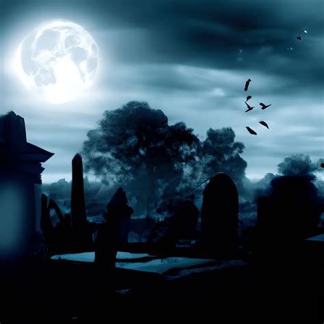 Gothic Graveyard · Creative Fabrica