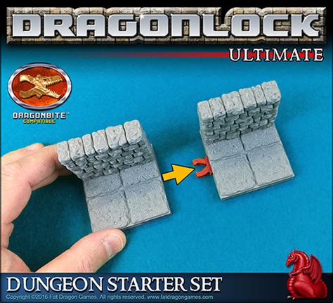 Dragonlock Ultimate Dungeon Starter Set Fat Dragon Games