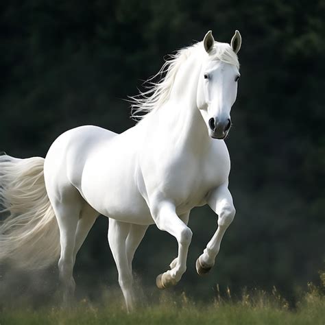 Premium Ai Image Stunning Picture Of A Horse In Motion On Grass