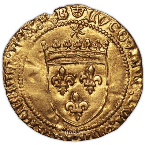 Louis XII Gold Ecu D Or Au Soleil Bourges Thomas Numismatics