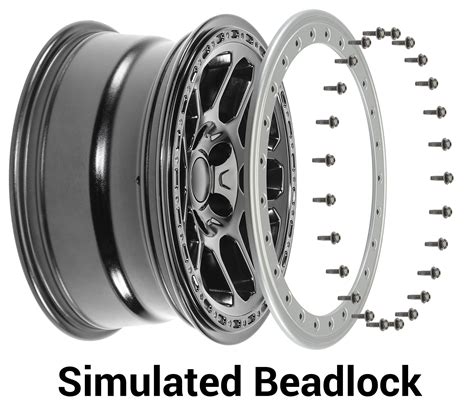 Mopar Ab Simulated Bead Lock Wheel For Jeep Wrangler Jk