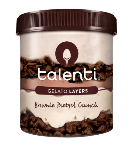 Talenti® Gelato Layers Brownie Pretzel Crunch Ice Cream, 10.9 oz ...