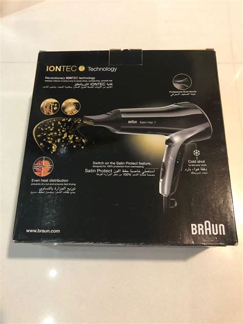 Braun Satin Hair 7 Hair Dryer HD730 Diffusor 2200W Iontec Beauty