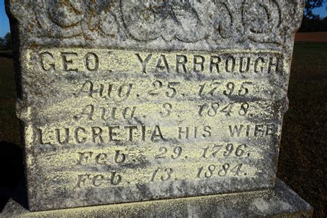 George Yarbrough 1795 1848 Find A Grave Memorial