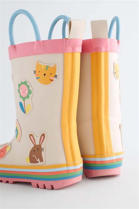 Buy Neutral Character Handle Wellies From Next Australia