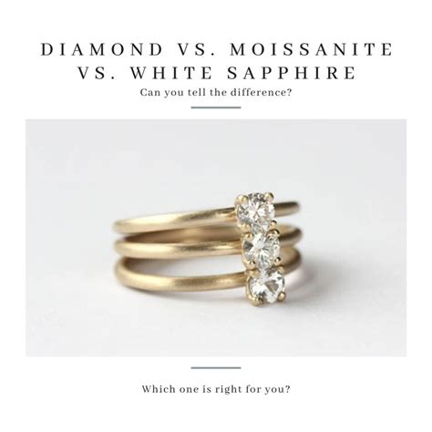 Moissanite Vs Diamond Vs White Sapphire What Is The Difference