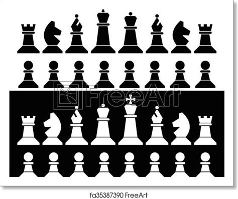 Chess Pieces Vector At Vectorified Collection Of Chess Pieces