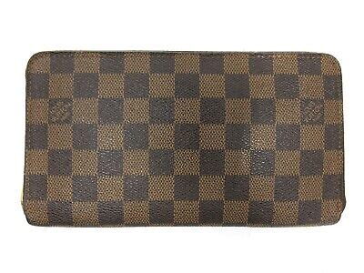 Authentic Louis Vuitton Damier Zippy Organizer N Long Wallet