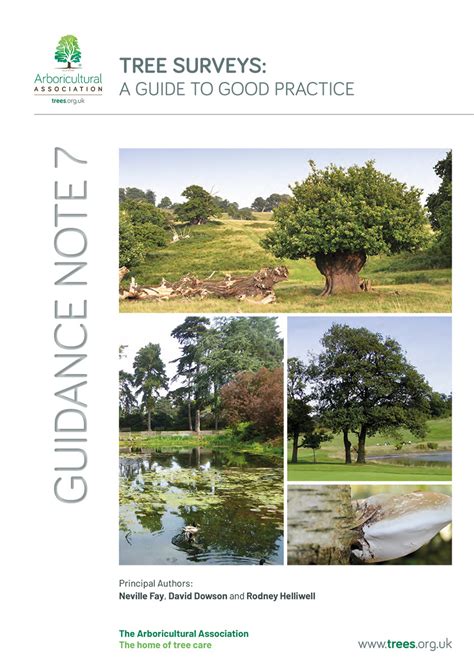 Guidance Note 7 Tree Surveys A Guide To Good Practice Arboricultural Association Ebooks