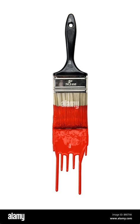 Paintbrush Painting Red