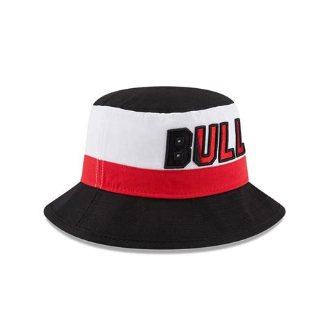 Chicago Bulls Tri Color Bucket Hat Clark Street Sports