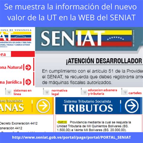 Seniat Reajusta La Unidad Tributaria Hasta Bs