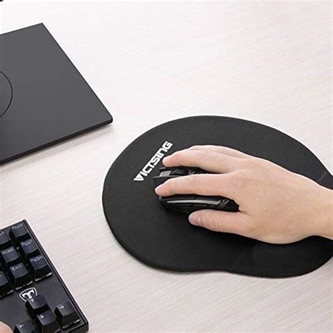 VictSing Ergonomic Mouse Pad, Mouse Pad with Gel Wrist Support Wrist ...