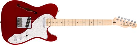 Fender Deluxe Series Thinline Telecaster Candy Apple Red 885978743568