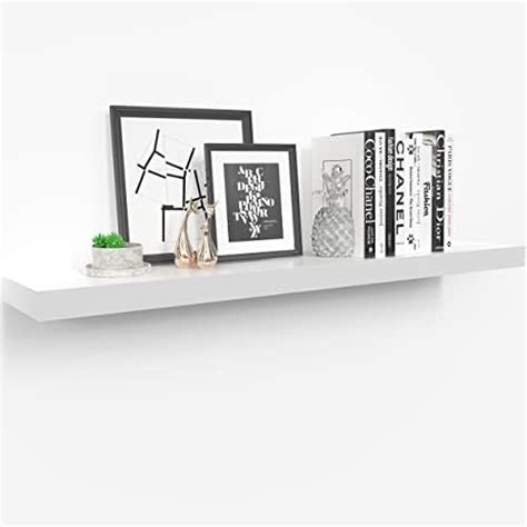 Ballucci Floating Shelves For Wall 36 Wood Wall Shelf Set Of 2 With Invisible