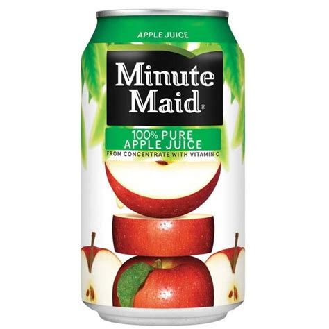 The Coco Cola Minute Maid Apple Juice Ounce Per Case