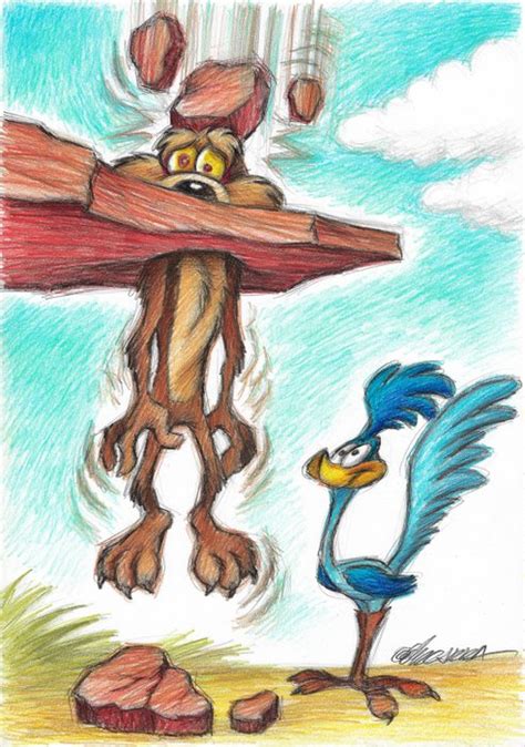 Wile E Coyote Road Runner Looney Tunes Original Catawiki