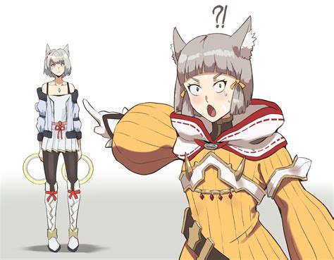 Nia pointing at Mio | Xenoblade Chronicles 3 | Know Your Meme