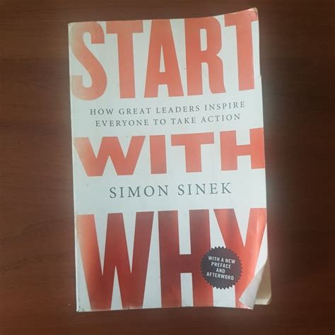 Start With Why Book, Hobbies & Toys, Books & Magazines, Fiction & Non ...