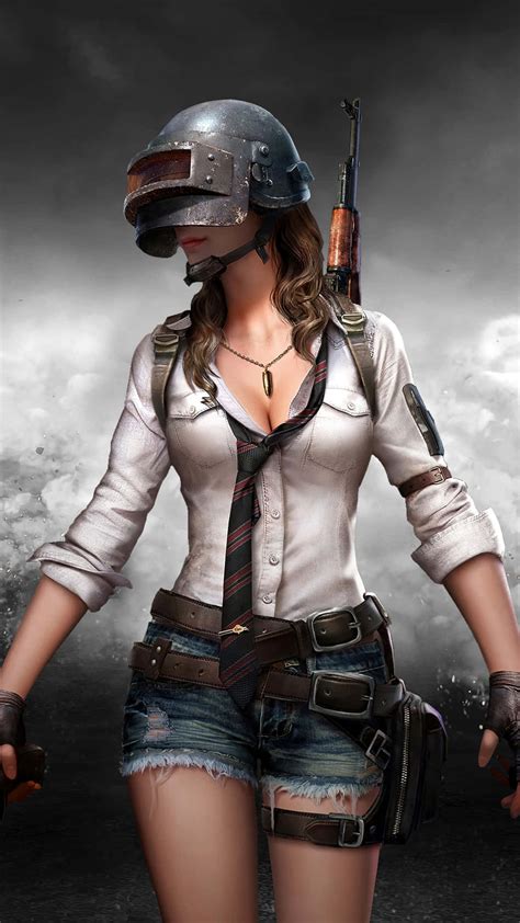 Download Pubg Girl With With Head Gear Wallpaper