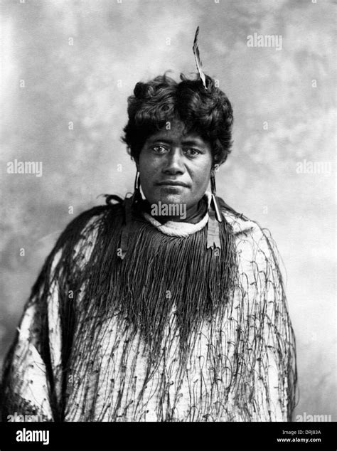 Maori Man New Zealand Black And White Stock Photos And Images Alamy