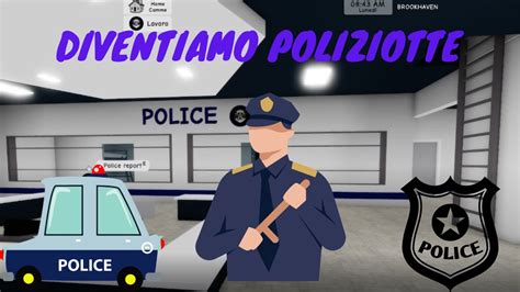 Diventiamo Poliziotte Per Un Giorno O Quasi Su Brookhaven Youtube