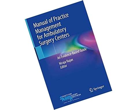 Manual Of Practice Management For Ambulatory Surgery Centers Etsy