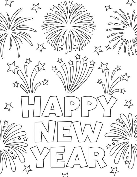 20 Free Printable New Year Coloring Pages For 2025 Prudent Penny Pincher