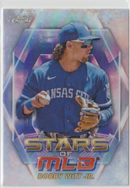 Topps Chrome Series Bobby Witt Jr Stars Of Mlb Smlbc Kc