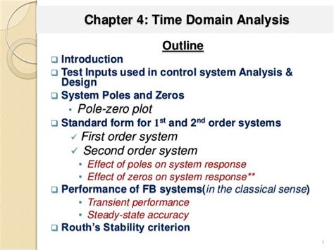 Chapter 4 Time Domain Analysis