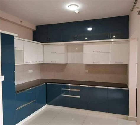 L Shape Laminated Modular Kitchen At 2000 Square Feet In Bhiwandi