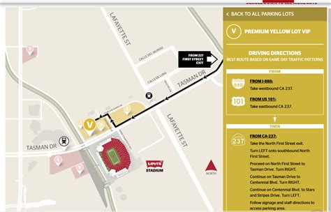 Actualizar 74+ imagen parking levi's stadium - Abzlocal.mx