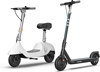 Amazon Okai Ea Pro White Electric Scooter And Okai Neon Lite