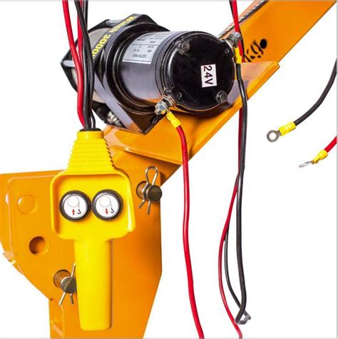 Manufacturer Mobile Electric Motor Pickup Truck Crane 12v24v Electric