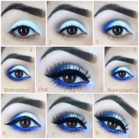 12 Chic Blue Eye Makeup Looks and Tutorials - Pretty Designs