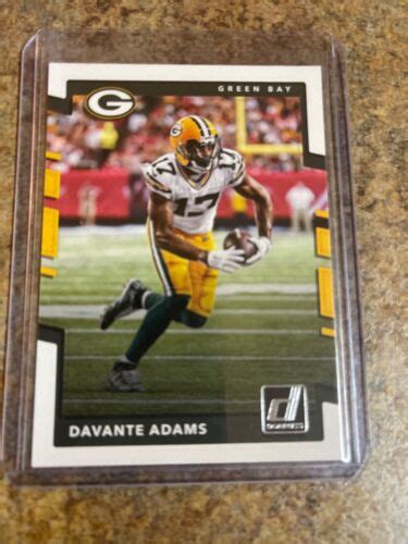 Panini Donruss Davante Adams Mint Green Bay Packers Football