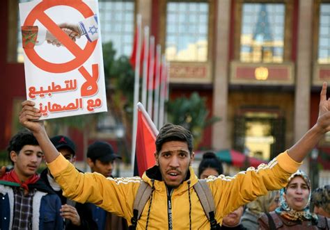 Moroccans Protest In Solidarity With Palestinians Despite States