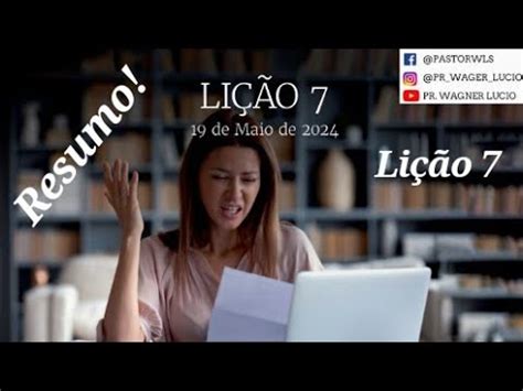 Lição 7 O PERIGO DA MURMURAÇÃO YouTube