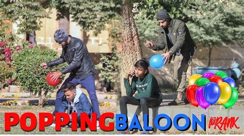 Popping Baloon Prank @karachipranktv - YouTube