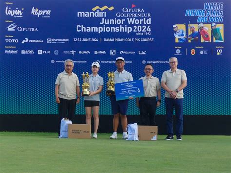 Sejarah Terukir Rayhan Dan Elaine Juara Mandiri Ciputra Golfpreneur