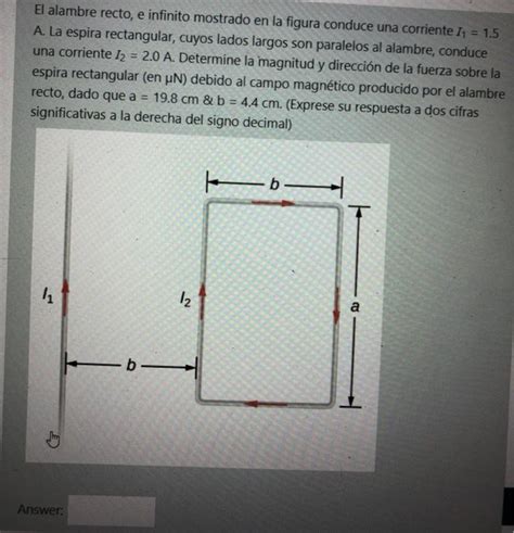 Resuelto El Alambre Recto E Infinito Mostrado En La Figura Chegg Mx