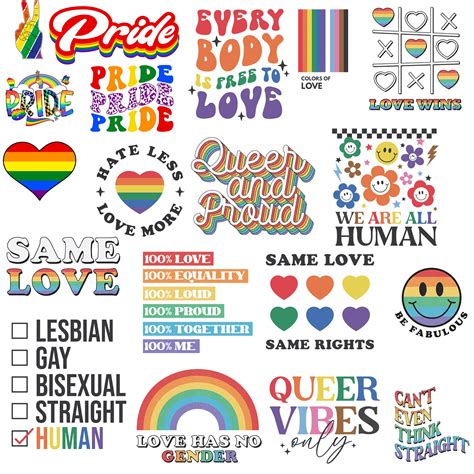 Set Of Lgbtq Png Svg Bundle Lgbt Svg Pride Svg Gay Etsy Australia