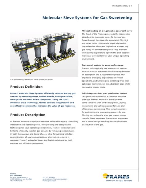 Molecular Sieve Systems For Gas Sweetening