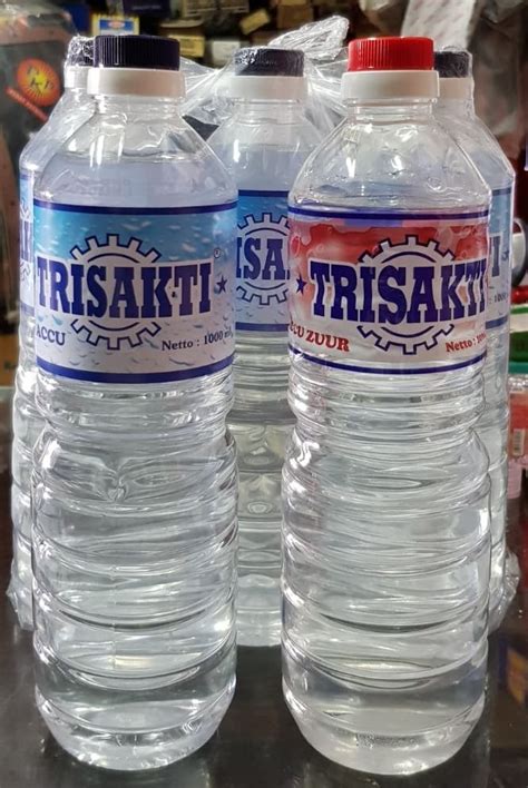 Jual Air Aki Air Accu Botol Tutup Biru Untuk Tambah Ukuran 1 Lt