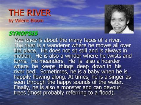 The River By Valerie Bloom
