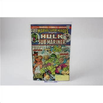 Hulk And Sub Mariner 49 1975 Marvel Property Room