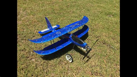 Two AUD 3 Kmart Lidl Toy Gliders Converted To A Beautiful RC Biplane