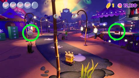 Spongebob Squarepants The Cosmic Shake Jelly Glove World Coin Locations